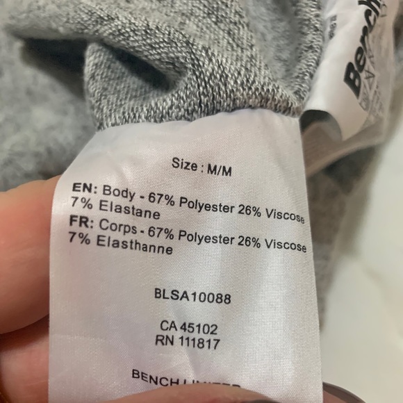 [SOLD] Soft long sleeve mock neck heather grey dress - Picture 8 of 8